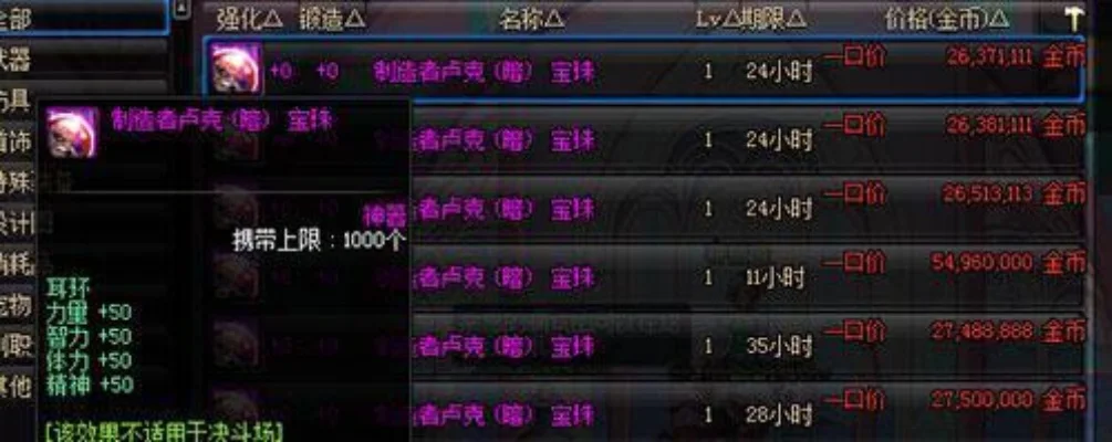 地下城耳环宝珠大全-地下城耳环宝珠指南