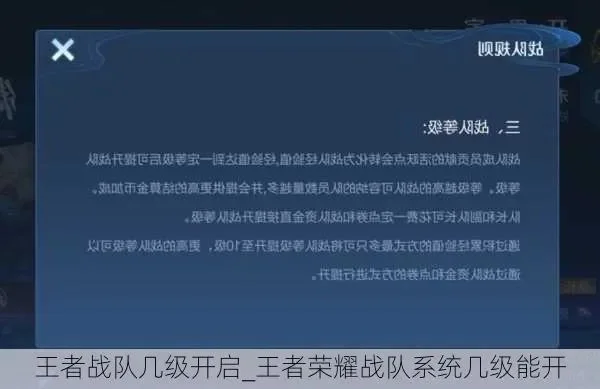 王者荣耀几级可以加战队-王者荣耀20级可加战队