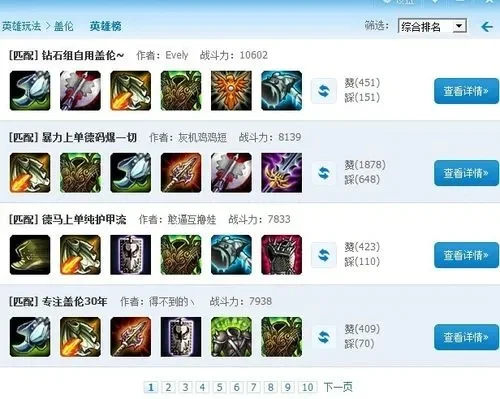 德玛西亚出装顺序图