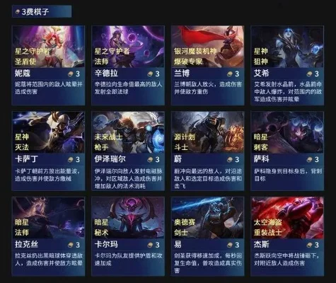 云顶之弈s3羁绊介绍表-云顶之弈S3羁绊全解析