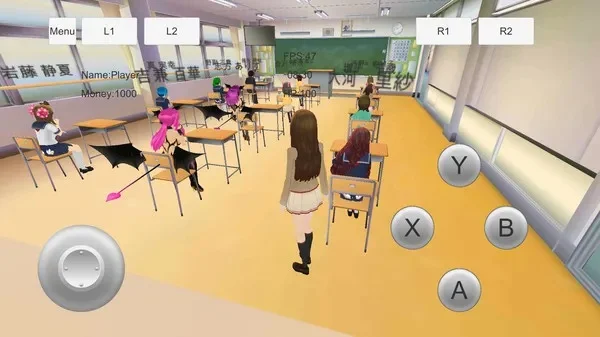 学校女生模拟器中文版-沉浸式体验校园生活
