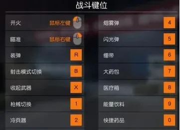 荒野行动pc版按键-荒野行动按键设置详解