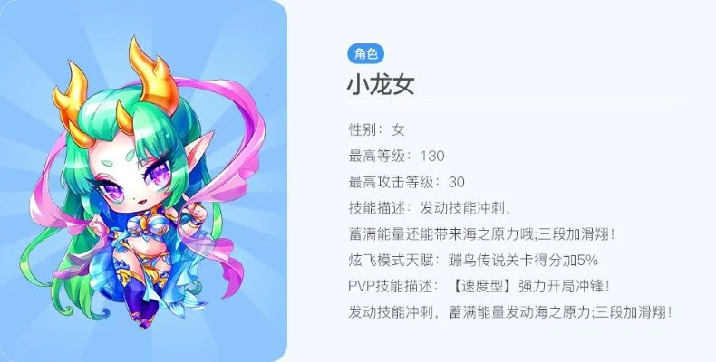 天天酷跑小龙女满级属性介绍-小龙女满级属性详解