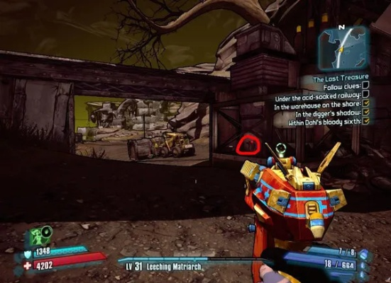 无主之地2失落的宝藏任务在哪