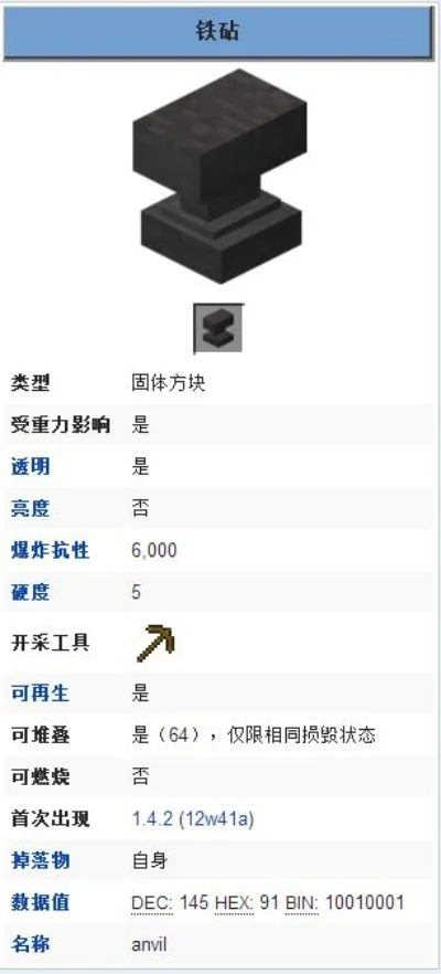 我的世界铁砧怎么用-铁砧合成修复附魔