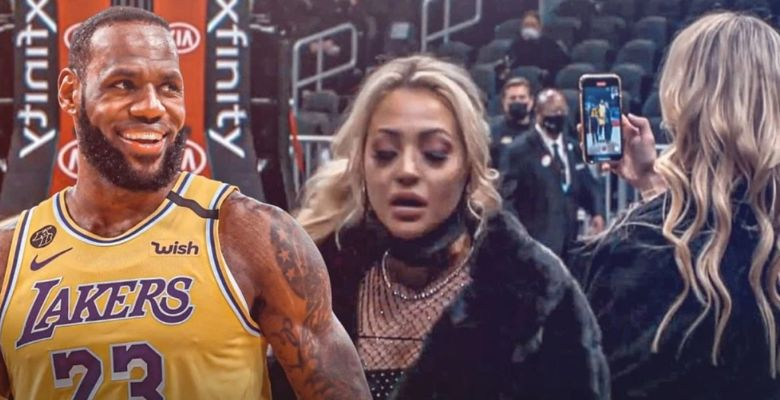 詹姆斯和女球迷互怼：一场球场之外的较量