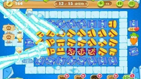 保卫萝卜2攻略：第42关攻略-密集防守清屏术