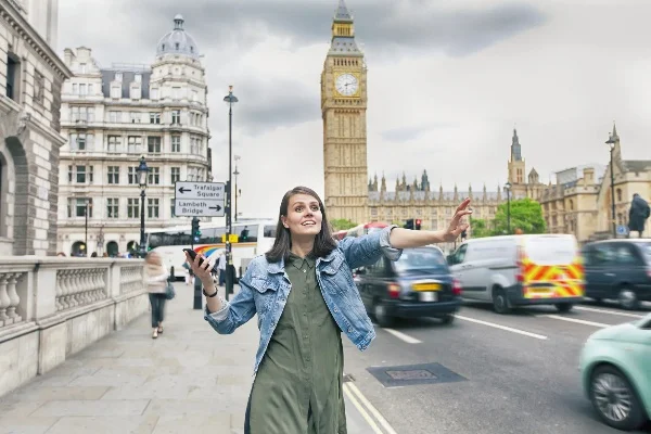 使用黑妞系车手去参观大本钟-黑妞系车手伦敦之旅