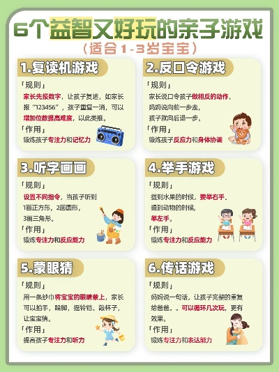 养孩子必备游戏排行,哪些游戏能让孩子边玩边学